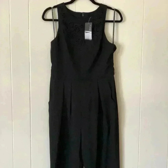 Forever New Pants - Forever New Black Lace Jumpsuit Size 8